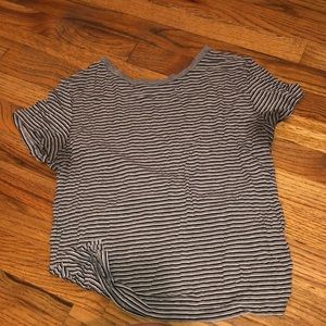 Gray Striped shirt